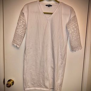 White short shift dress
